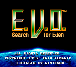 E.V.O. Search for Eden